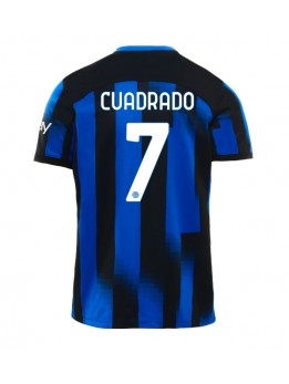 Moški Nogometna dresi replika Inter Milan Juan Cuadrado #7 Domači 2023-24 Kratek rokav